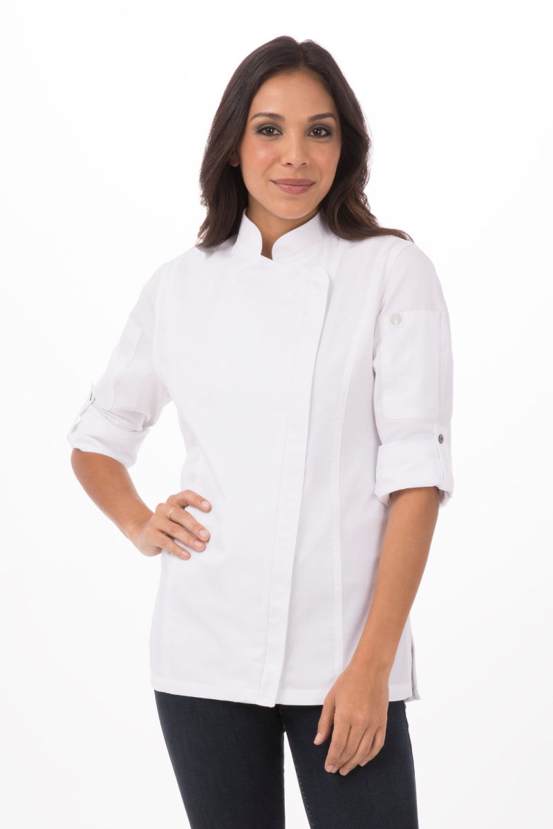 BCWLZ005 WOMENS CHEF COAT