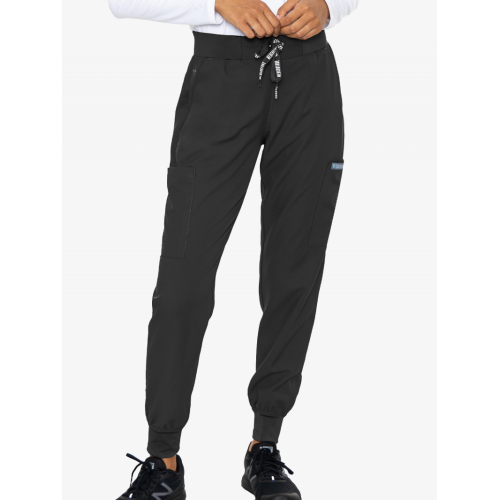 black jogger chef pants