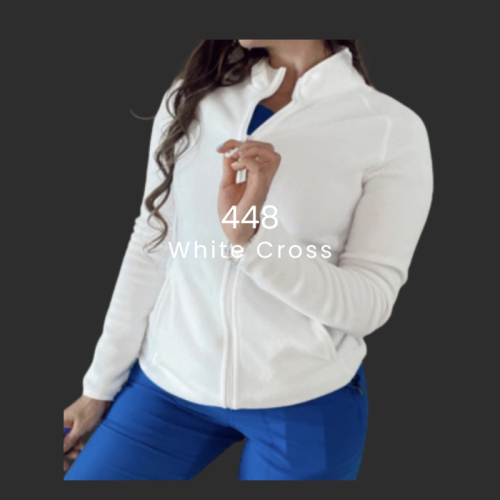 White Cross Polar Fleece Jacket